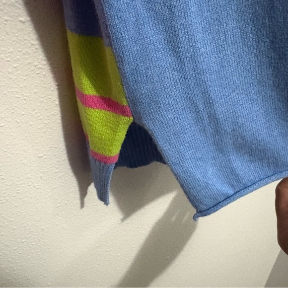 Zaket & Plover Blue Sweater Cashmere and Cotton - Picture 7 of 10